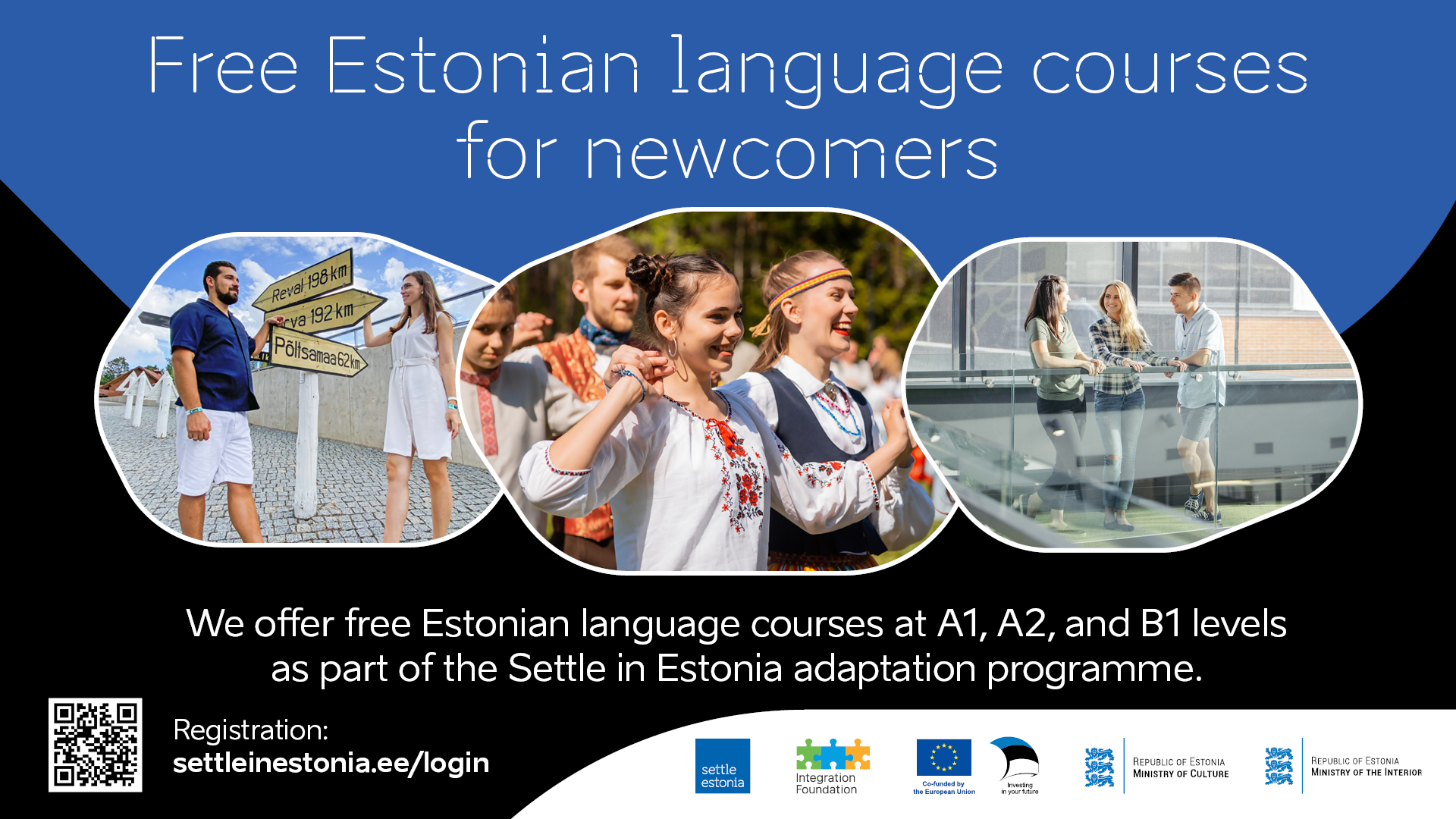 Inviting new immigrants to language courses and adaptation trainings 