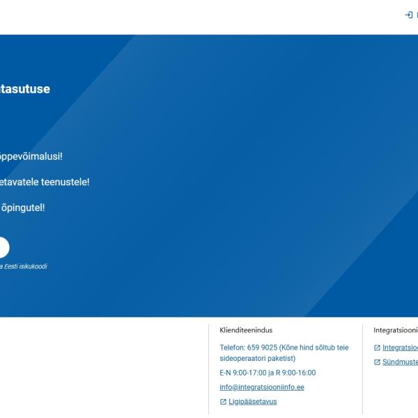 Uuenenud iseteeninduskeskkond